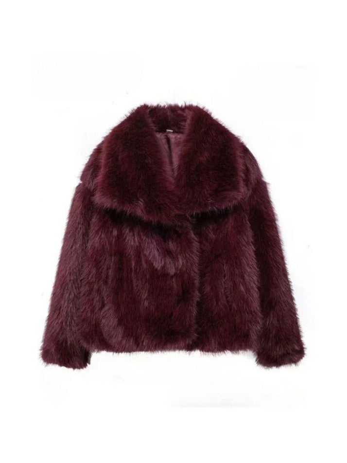 Adele | Faux Fur Oversized Coat