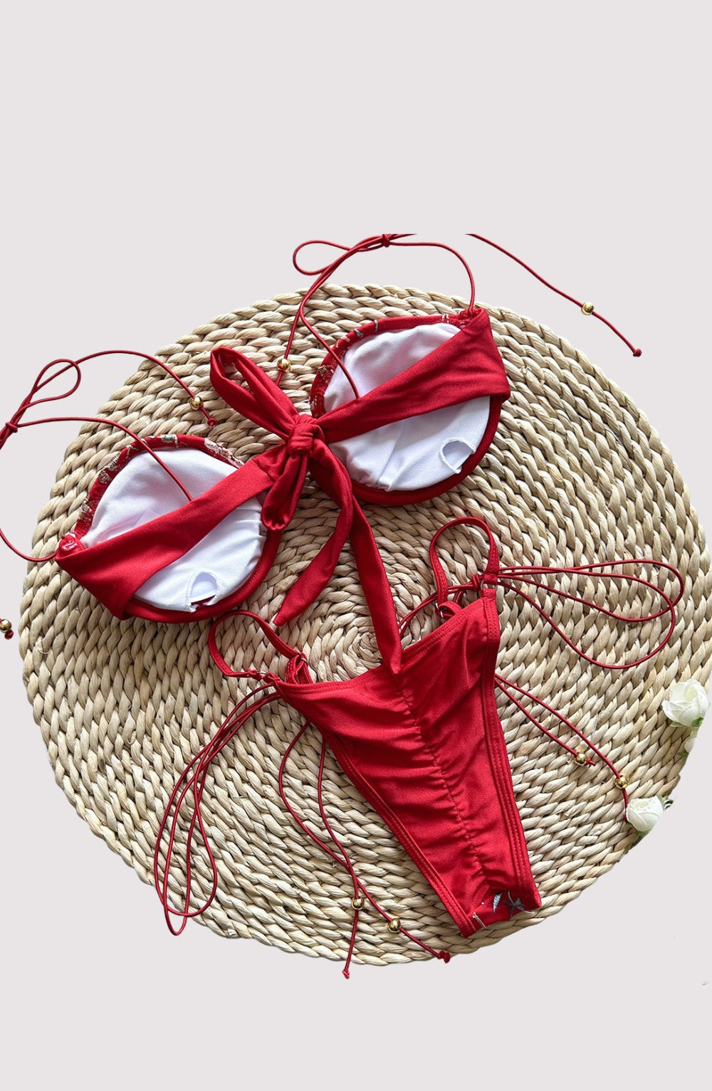 Novalee | Embroidery Split Swimsuit