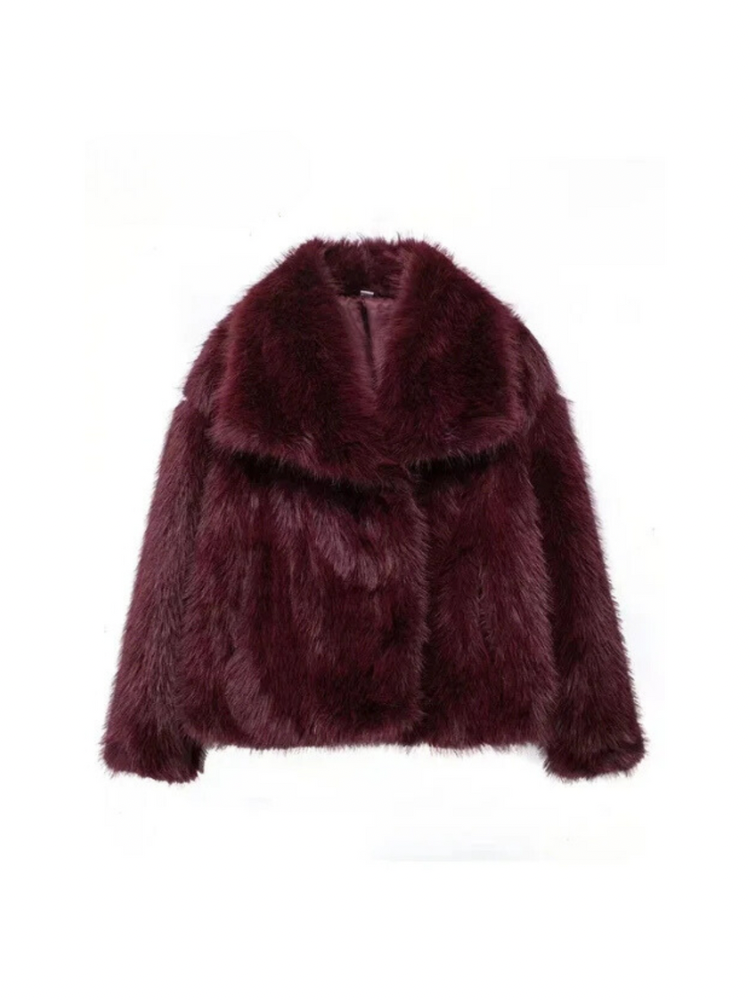 Adele | Faux Fur Oversized Coat