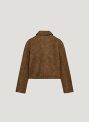 Ivy | Cropped Suede Jacket