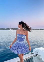 Santorini | Smocked Mini Dress
