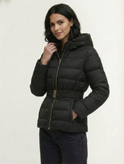 Eleanor | Hooded Puffer Jacket with Belt