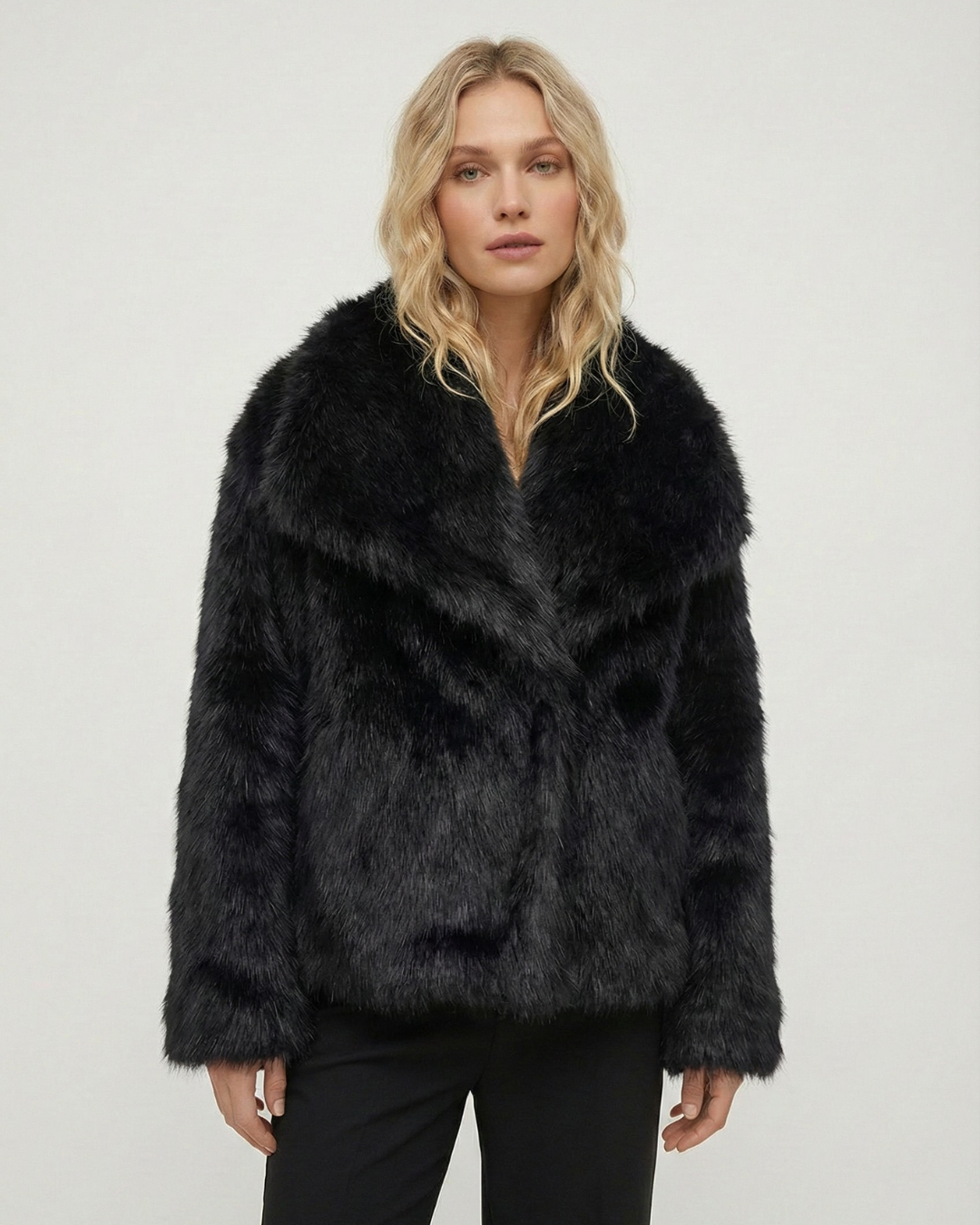 Adele | Faux Fur Oversized Coat