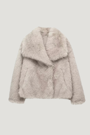 Adele | Faux Fur Oversized Coat