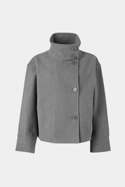Martha | High-Neck Wool-Blend Jacket