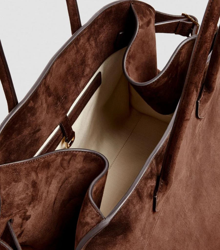 Henna | Suede Large Shopper Tote Bag