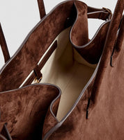 Henna | Suede Large Shopper Tote Bag