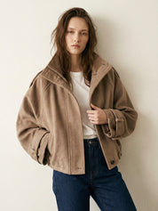 Billie | Oversized Blend High-Neck Jacket