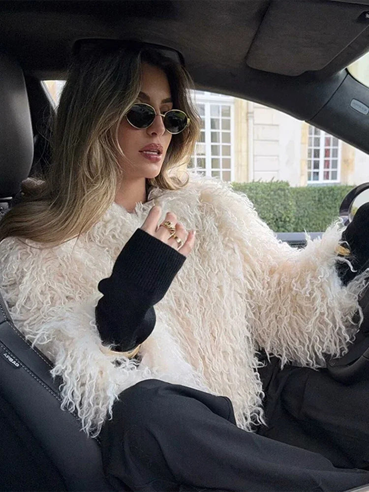 Hana | Faux Fur Statement Jacket