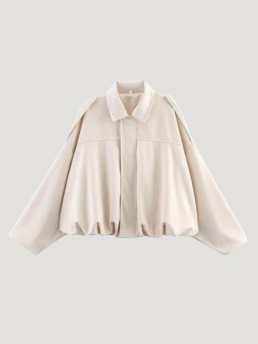 Lara | Suede Bomber Jacket