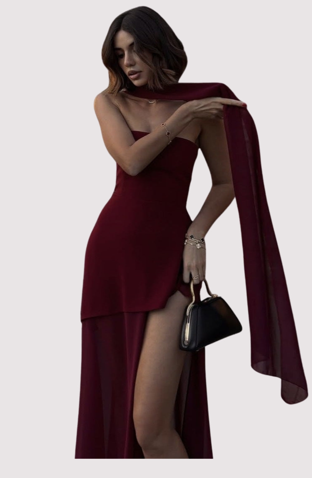 Valerie | Asymmetrical Maxi Dress