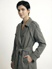 Myla | Trench-coat classique croisé