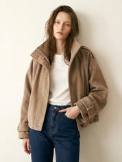 Billie | Oversized Blend High-Neck Jacket