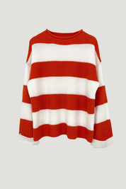Emma | Striped Oversized Knit Sweater