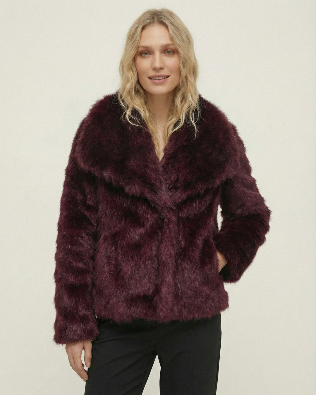 Adele | Faux Fur Oversized Coat