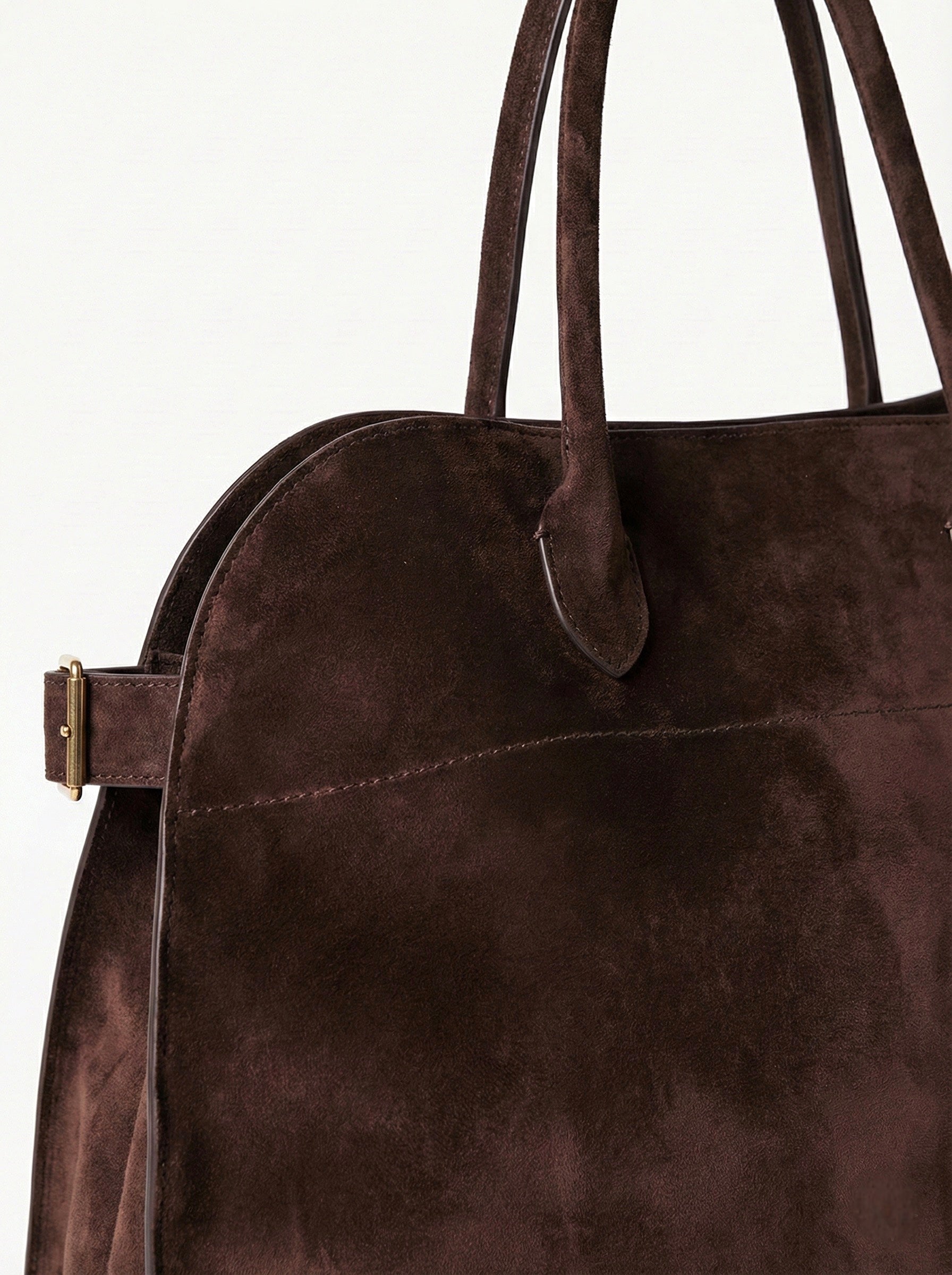 Henna | Suede Large Shopper Tote Bag