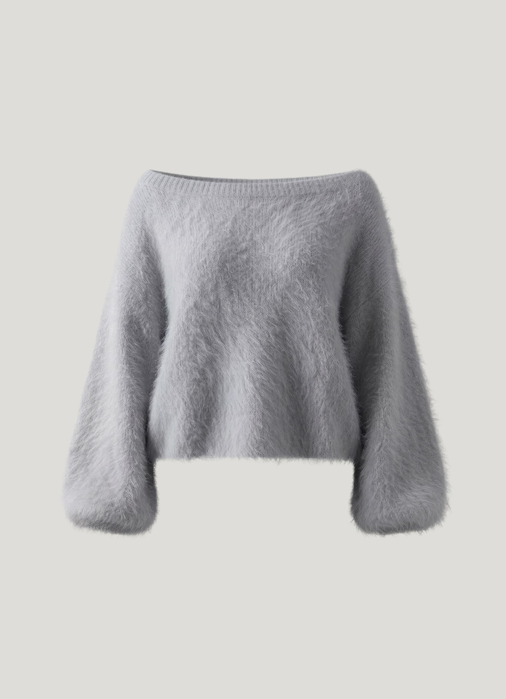 Riley | Soft Pink Fuzzy Knit Jumper