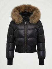 Savoy | Faux Fur Hooded Puffer Jacket