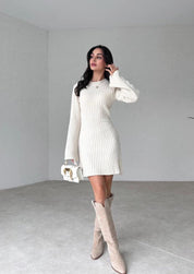 York | Autumn Sweater Mini Dress (Buy 1 Get 1 Free + Free Black Tights)