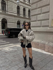 Alice | Oversized High-Neck Trench Jacket