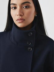 Martha | High-Neck Wool-Blend Jacket