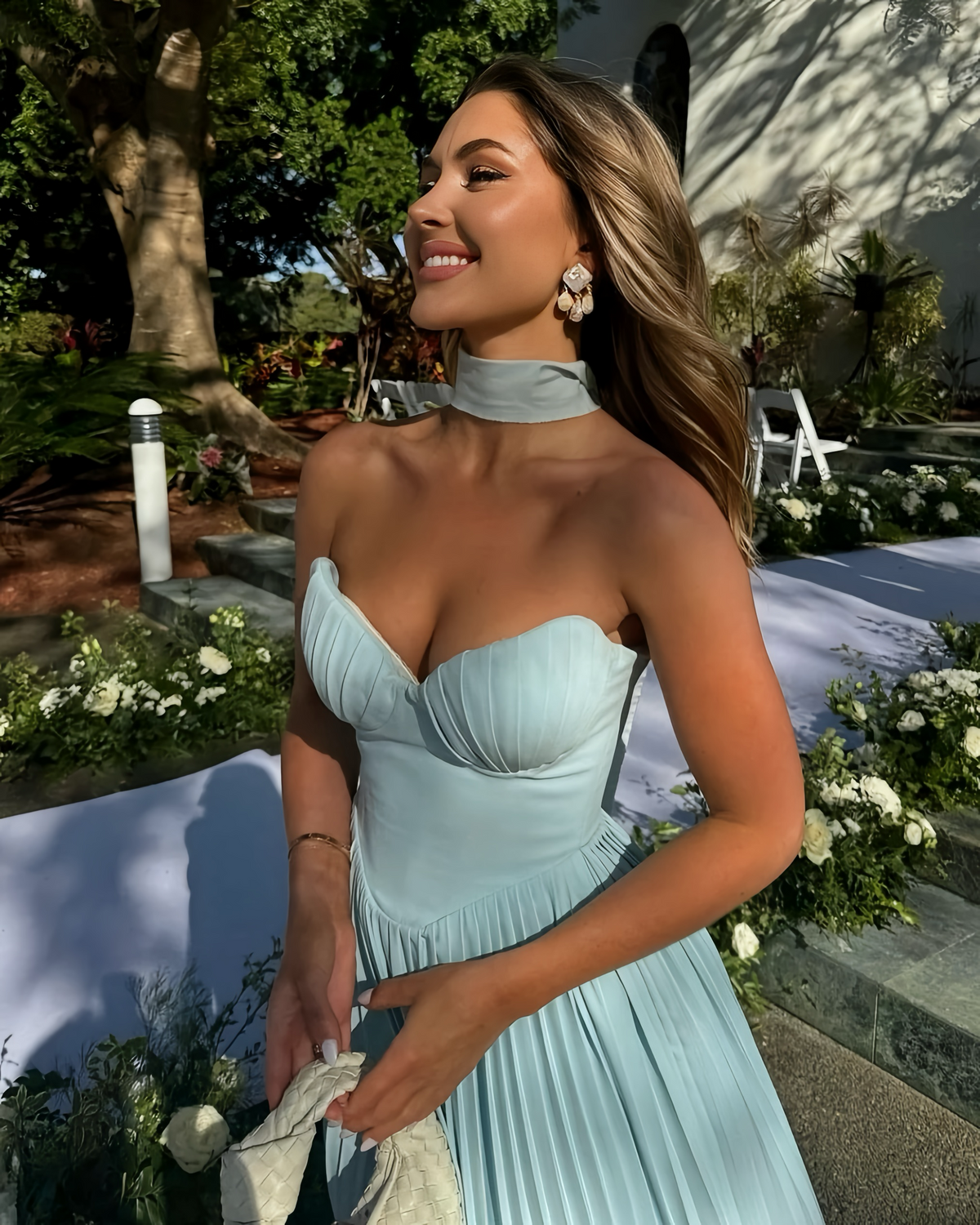 Nerina | Seashell Bust Maxi Dress