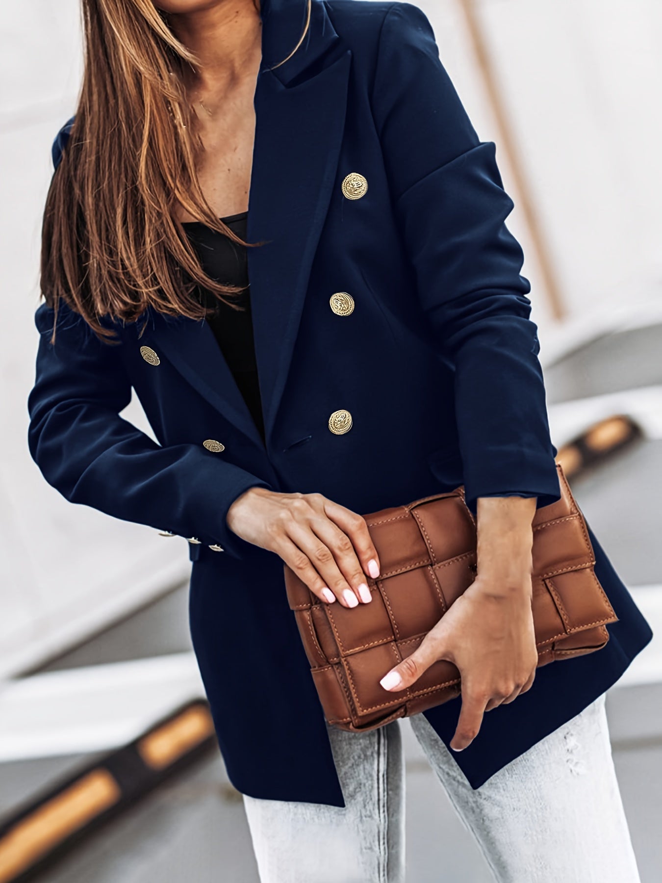Blazer pour femme avec détails boutonnés