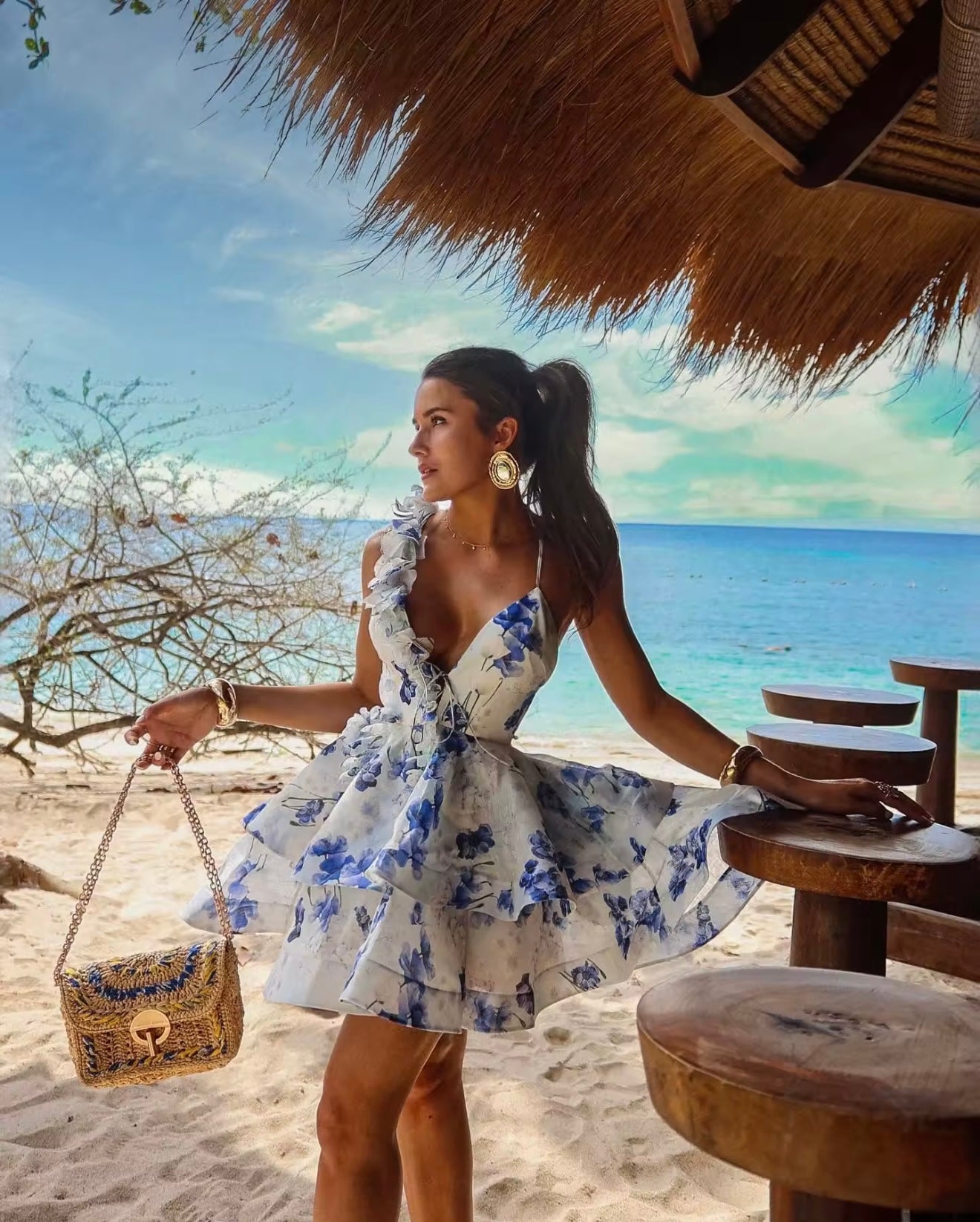 Kimberley | Flower Print Dress