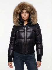Savoy | Faux Fur Hooded Puffer Jacket