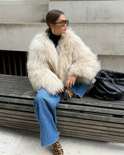 Hana | Faux Fur Statement Jacket