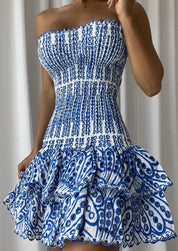 Santorini | Smocked Mini Dress