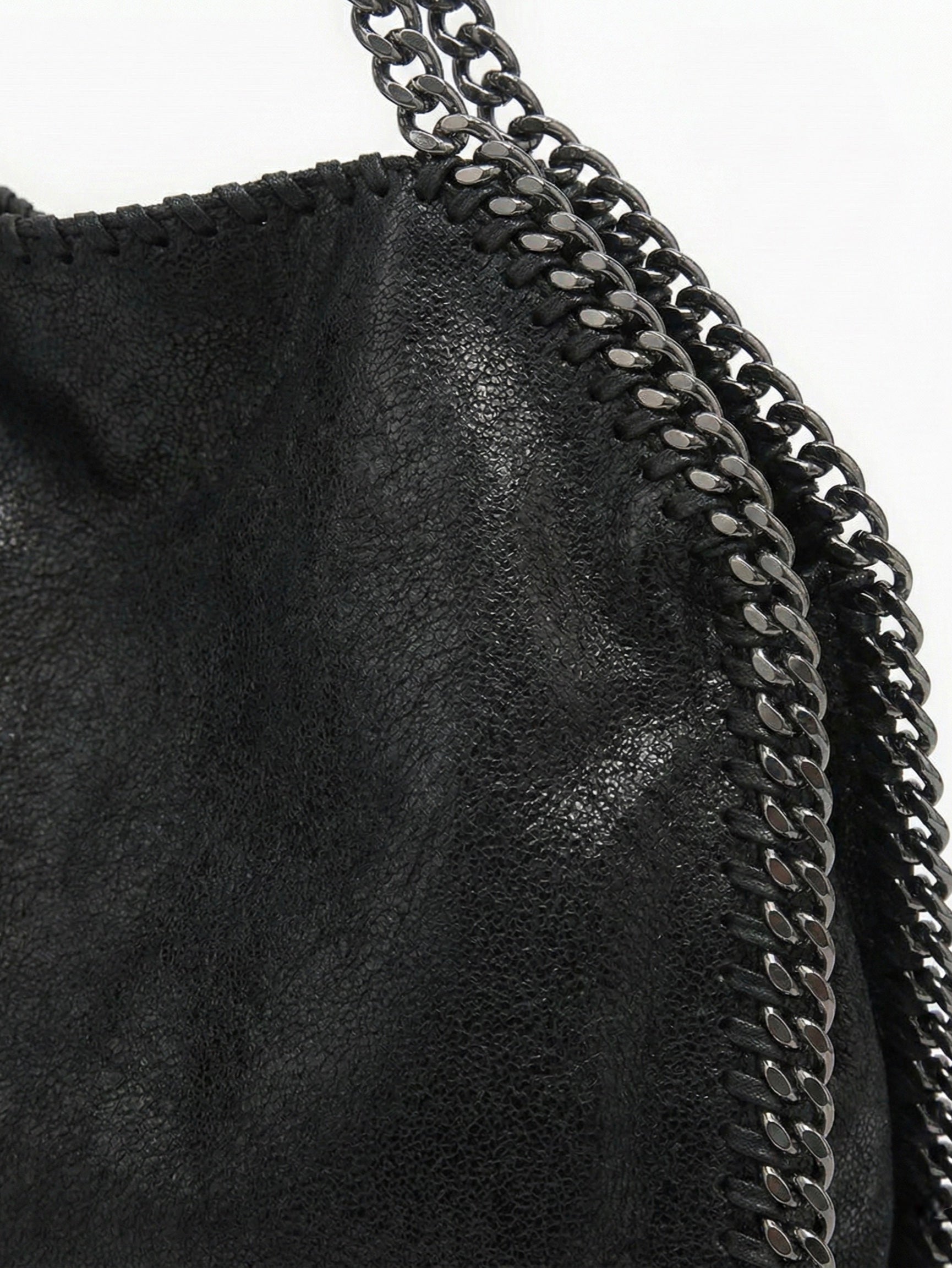 Skyla | Chain Strap Soft Faux Leather Tote Bag