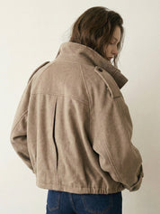 Billie | Oversized Blend High-Neck Jacket