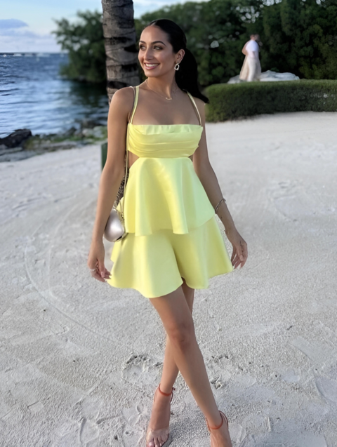 Amalfi | Satin Mini Dress