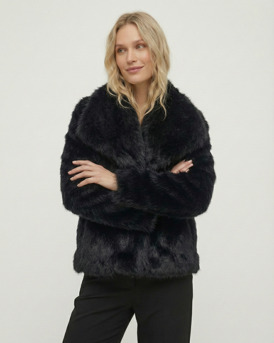 Adele | Faux Fur Oversized Coat