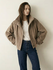 Billie | Oversized Blend High-Neck Jacket