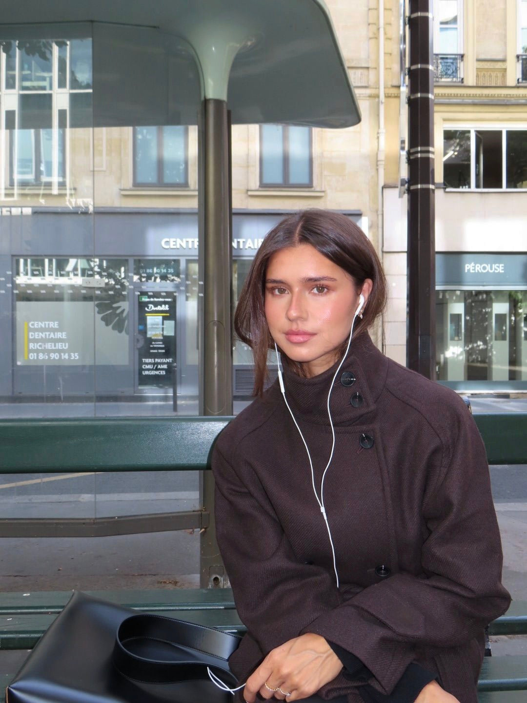 Martha | High-Neck Wool-Blend Jacket