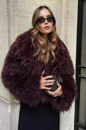 Adele | Faux Fur Oversized Coat