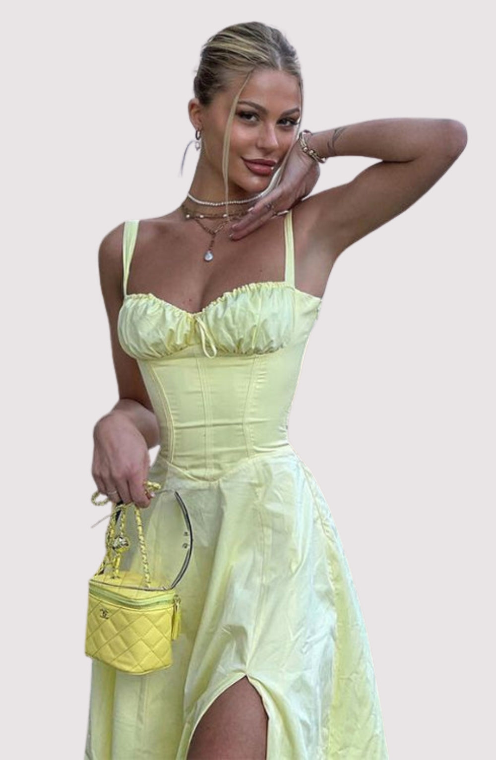 Selene | Corset Midi Dress