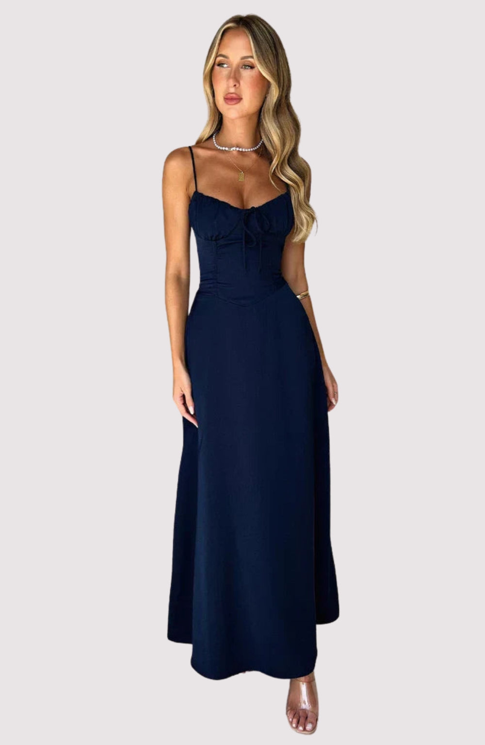Selene | Corset Midi Dress