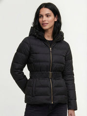 Eleanor | Hooded Puffer Jacket with Belt