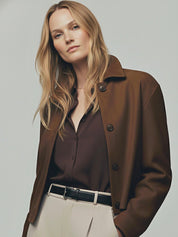 Ivy | Cropped Suede Jacket