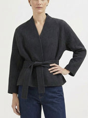 Esme | Textured Wrap Top