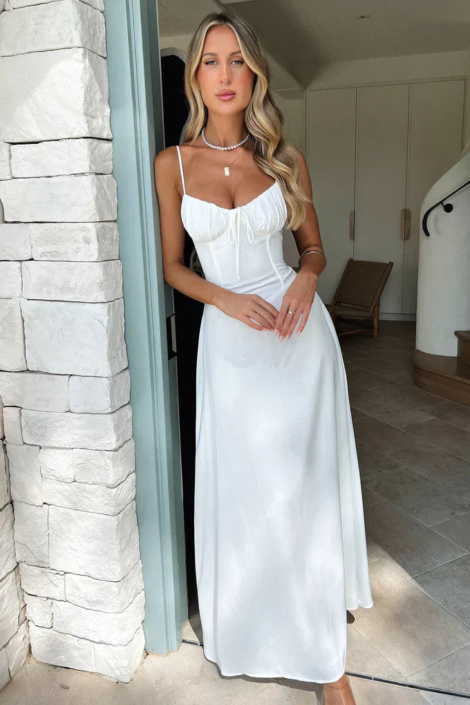 Selene | Corset Midi Dress