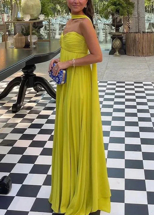 Zaira | Pleated Maxi Dress
