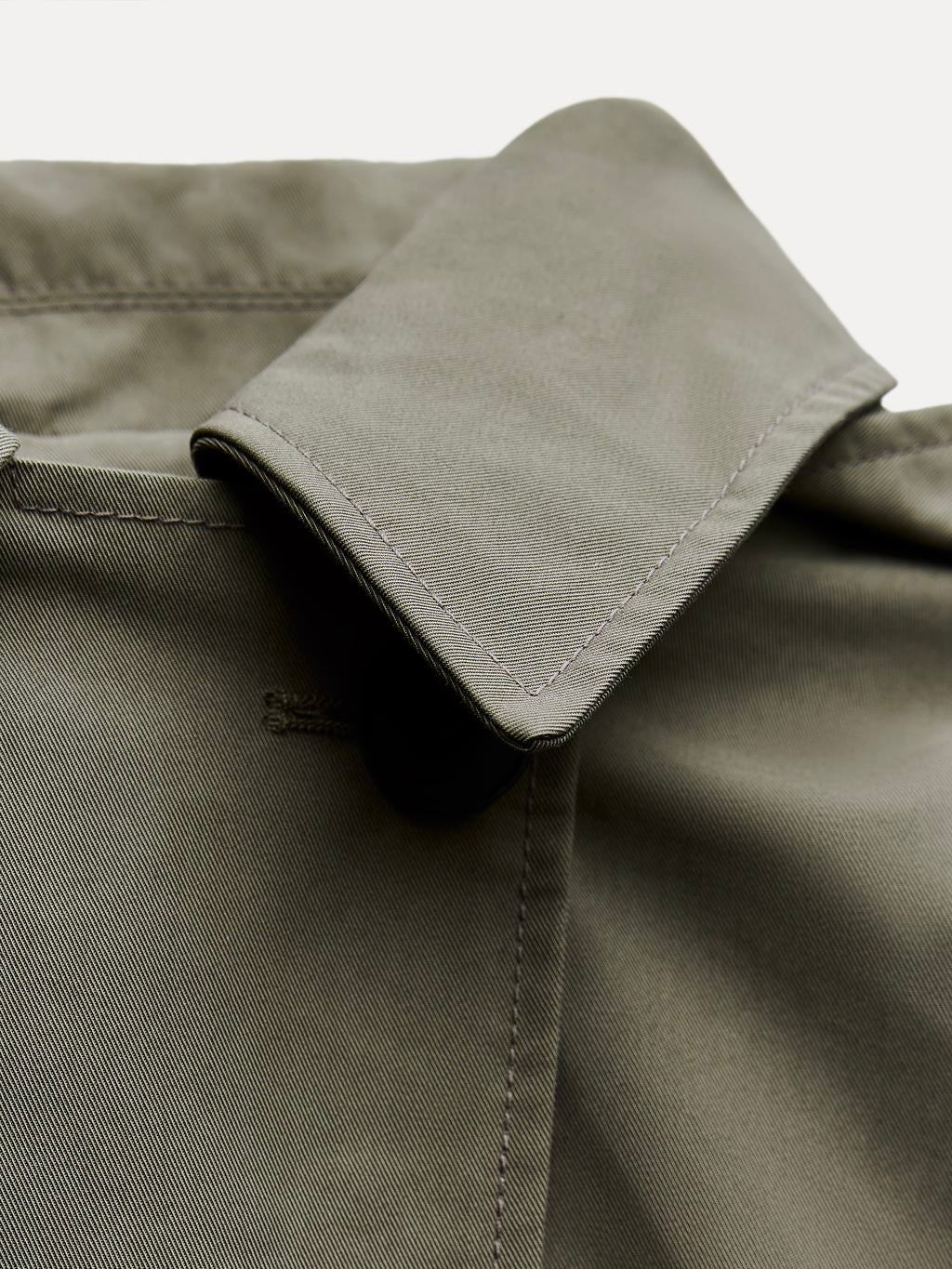 Prairie | Veste courte verte boutonnée