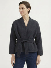 Esme | Textured Wrap Top