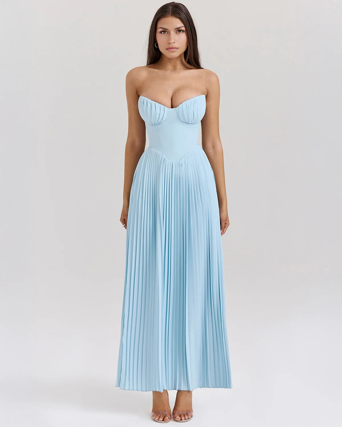 Nerina | Seashell Bust Maxi Dress