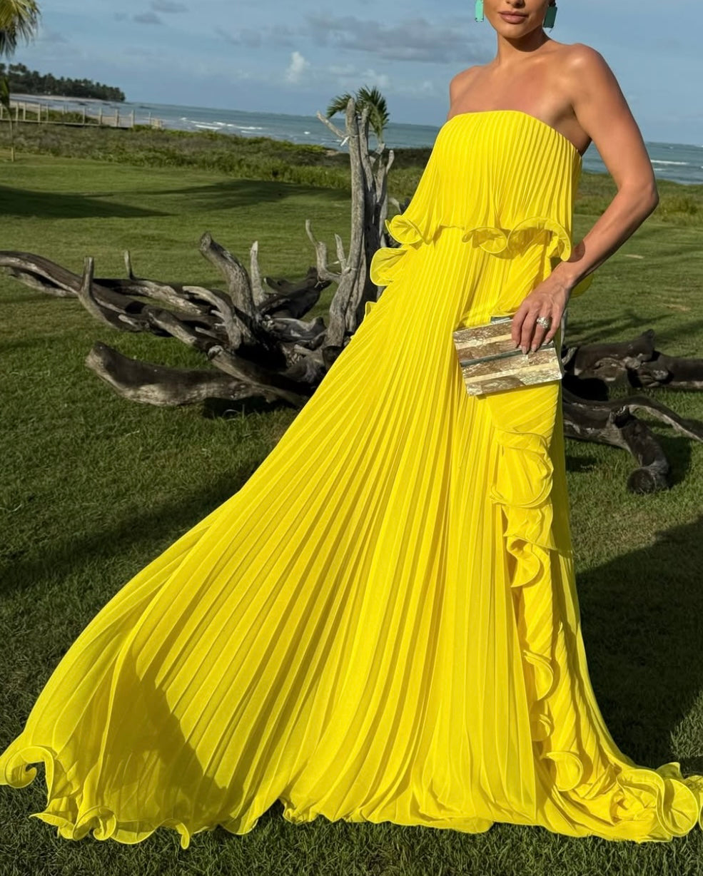 Ravello | Pleated Maxi Dress