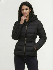 Eleanor | Hooded Puffer Jacket with Belt
